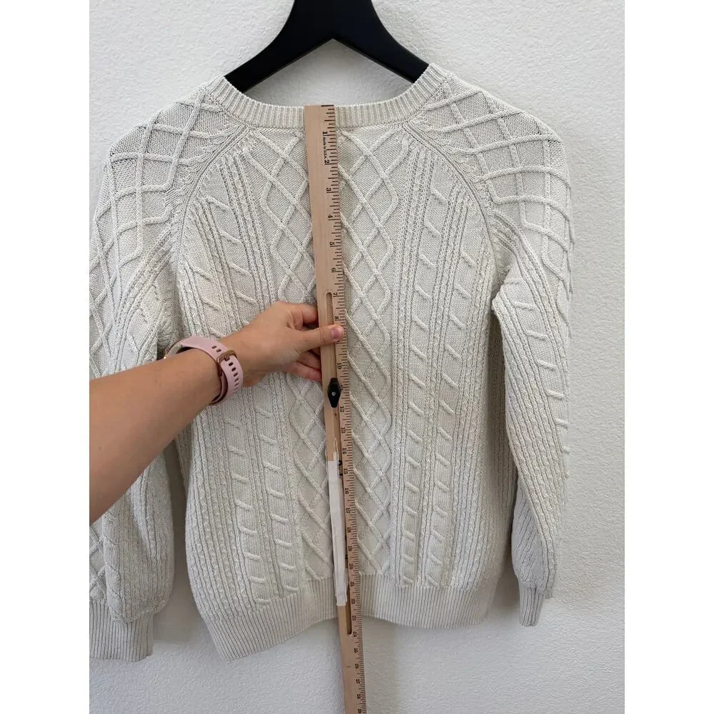 Sezane Bree Jumper in Cream size M - Picture 4 of 10